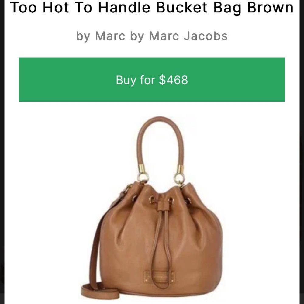 Marc by Marc Jacob Too Hot To Handle Bucket Bag